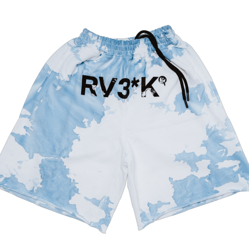 *RV3*K LOGO SHORT* LIGHT BLUE