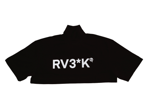 *RV3*K LOGO TEE SS22 WOMAN* BLACK