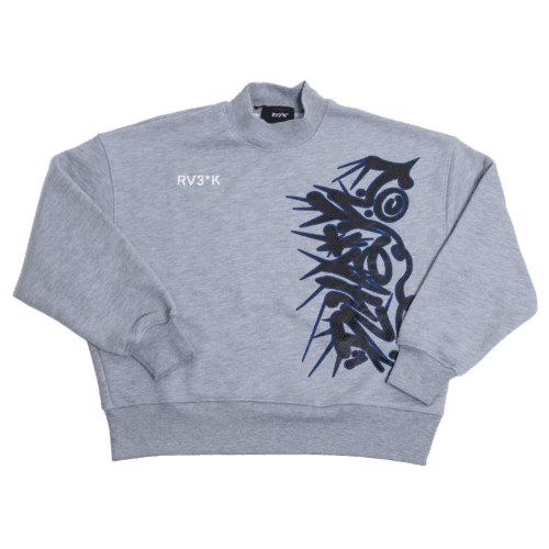 *RV3*K SPINED SUIT CREWNECK* GREY