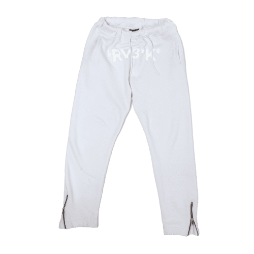 TONE ON TONE PANTS WHITE