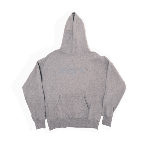 TONE ON TONE HOODIE GREY