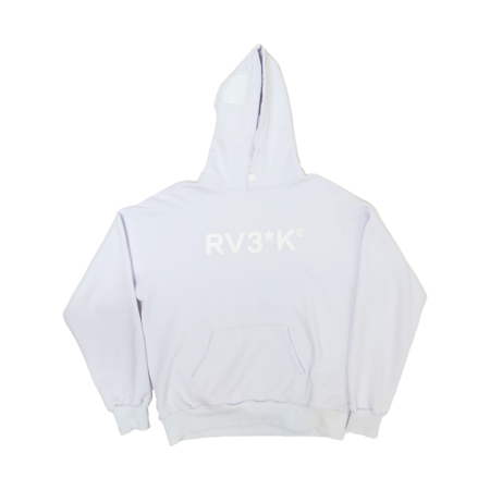 TONE ON TONE HOODIE WHITE