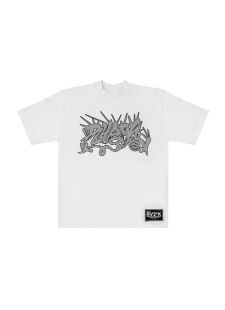 RV3*K // SPINED TEE WHITE