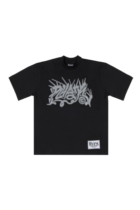RV3*K // SPINED TEE BLACK