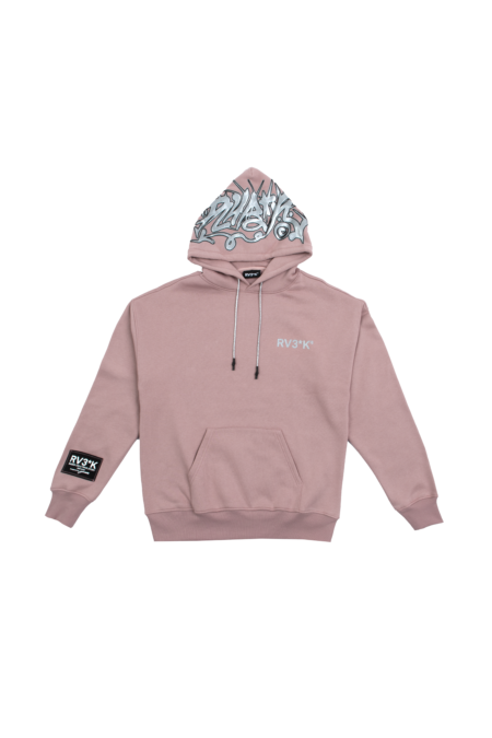 RV3*K // SPINED HOODIE PINK