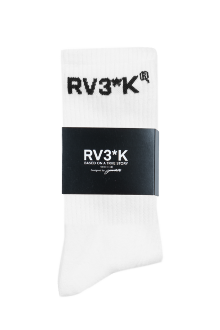 RV3*K // TRVE STORY SOCKS WHITE