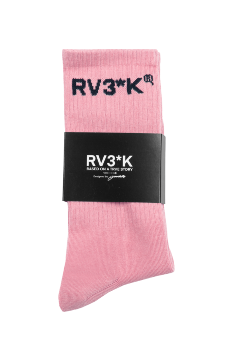 RV3*K // TRVE STORY SOCKS PINK