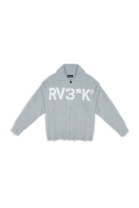 RV3*K // PUFFY CARDIGAN GREY