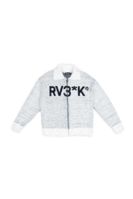 RV3*K // PUFFY CARDIGAN WHITE
