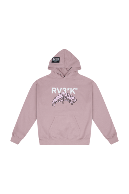 RV3*K // STREET CLUB HOODIE PINK