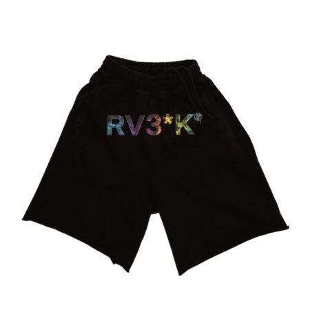 RV3*K / MULTICOLOR BLACK SHORTS